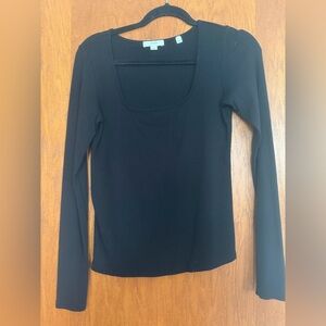 Vince long sleeve square neck tee.